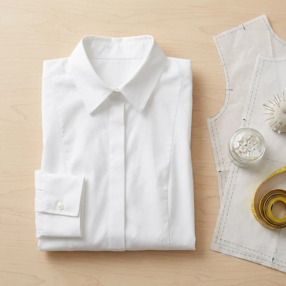 Camisa de mujer terminada