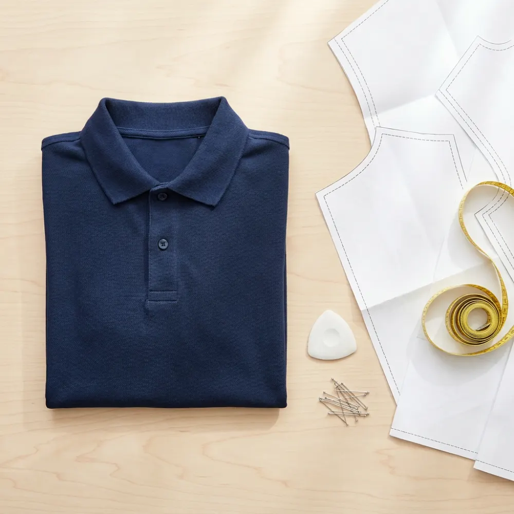 Polo de hombre terminado