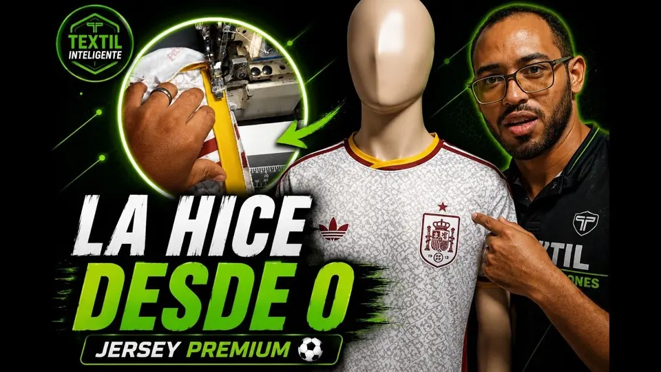 Así fabriqué una camiseta premium de fútbol desde cero